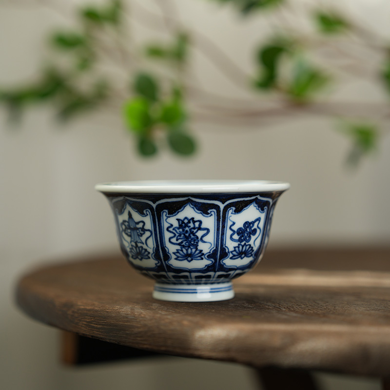 当代 【瓷见如故】墨舍柴窑八宝开窗大压手moshe512