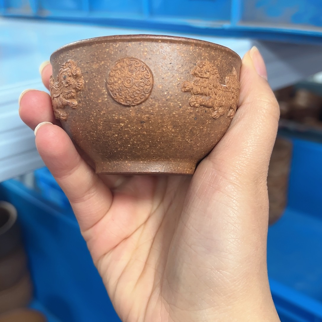 紫砂茶壶黄龙山原矿龙骨金砂