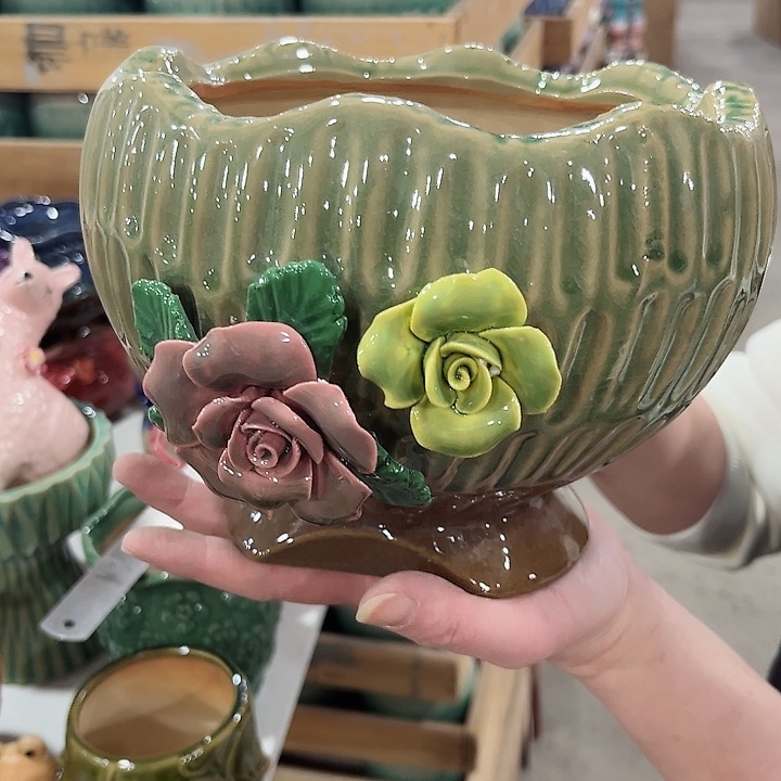 陶瓷陶瓷多肉植物花盆