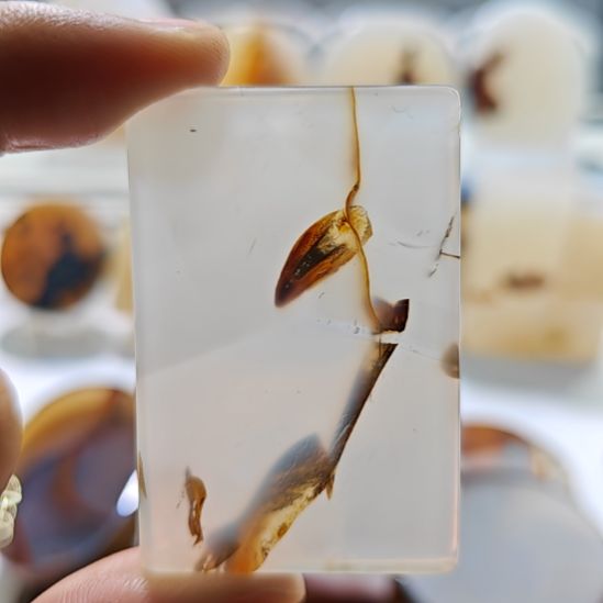 根***者玛瑙/玉髓未镶嵌吊坠(不含链)