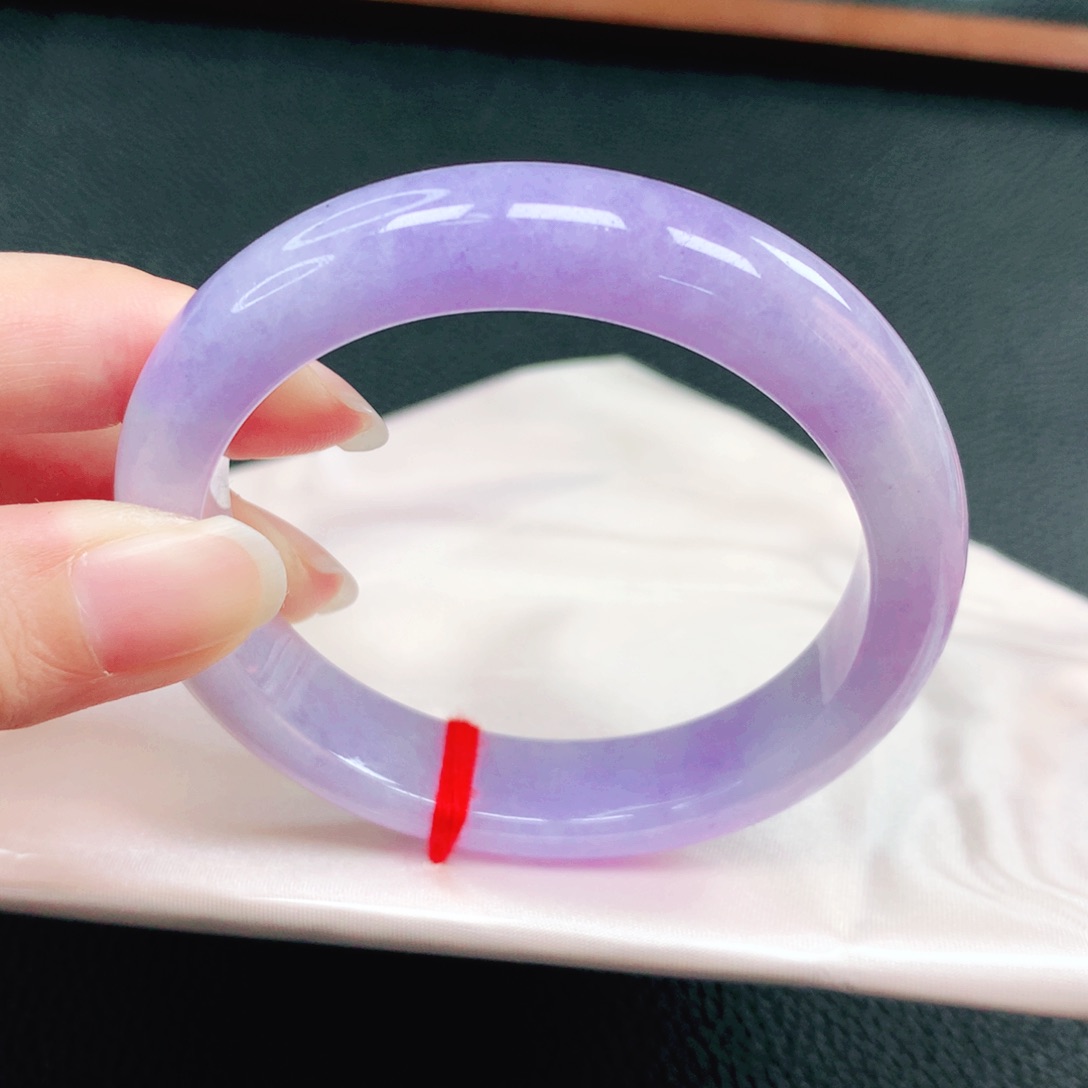 翡翠未镶嵌手镯55圈