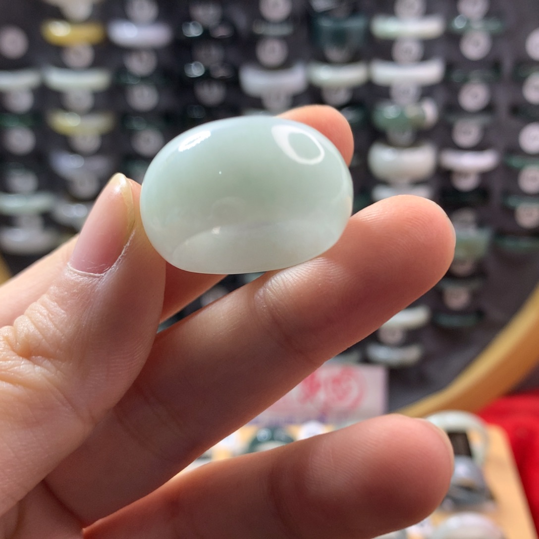 拽***姐翡翠未镶嵌戒指天然翡翠