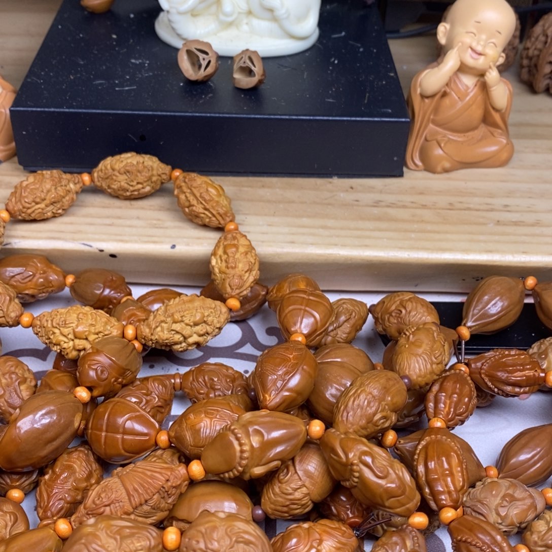 橄榄核手串/手链橄榄核橄榄核雕刻强