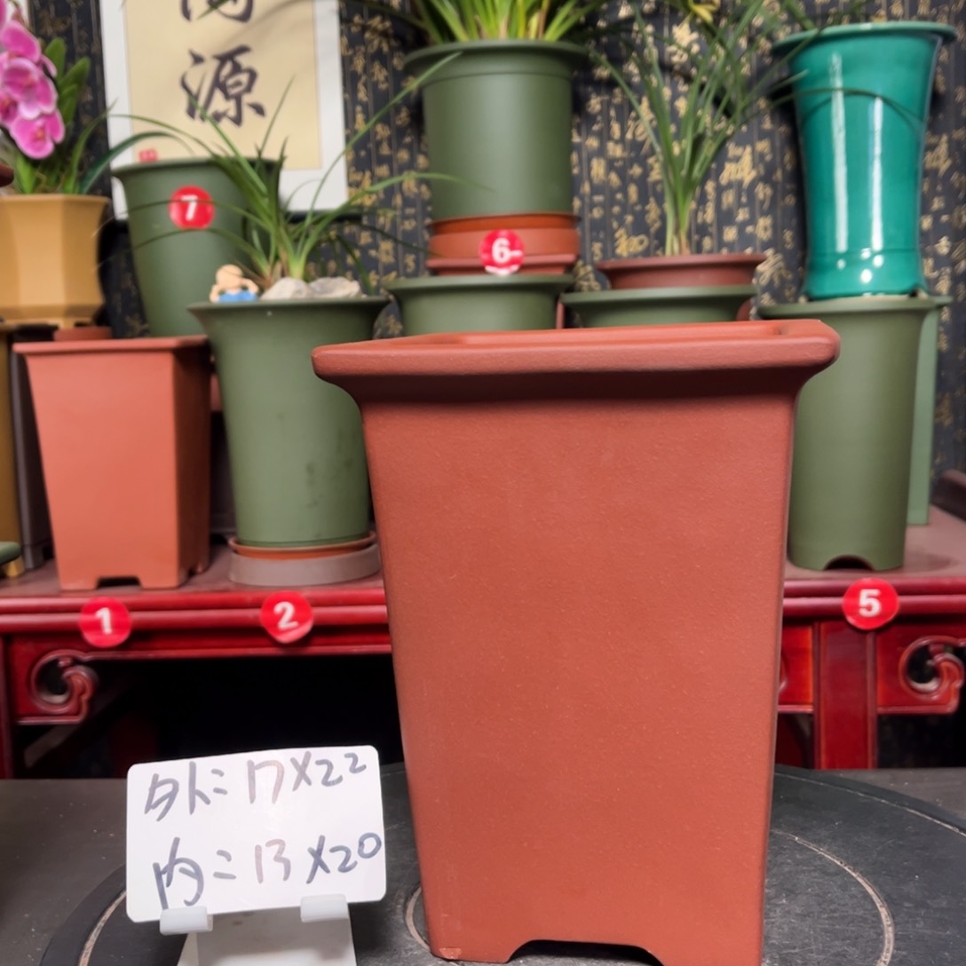 紫砂花盆紫砂花盆