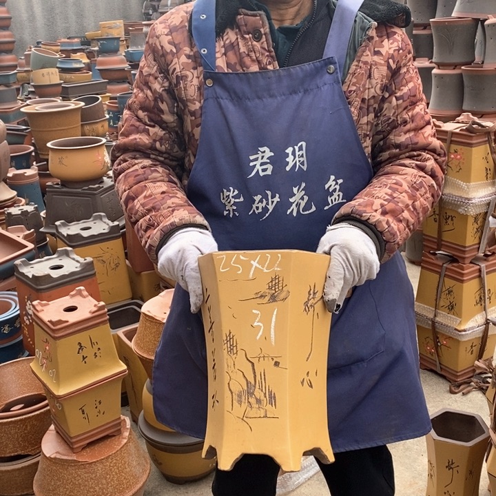 紫砂花盆紫砂花盆