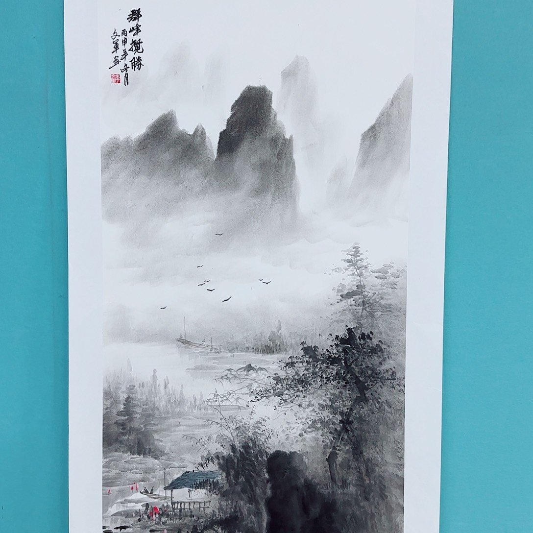 国画李文军教授作品