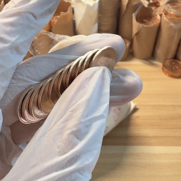 其他普通金属10枚小1元币