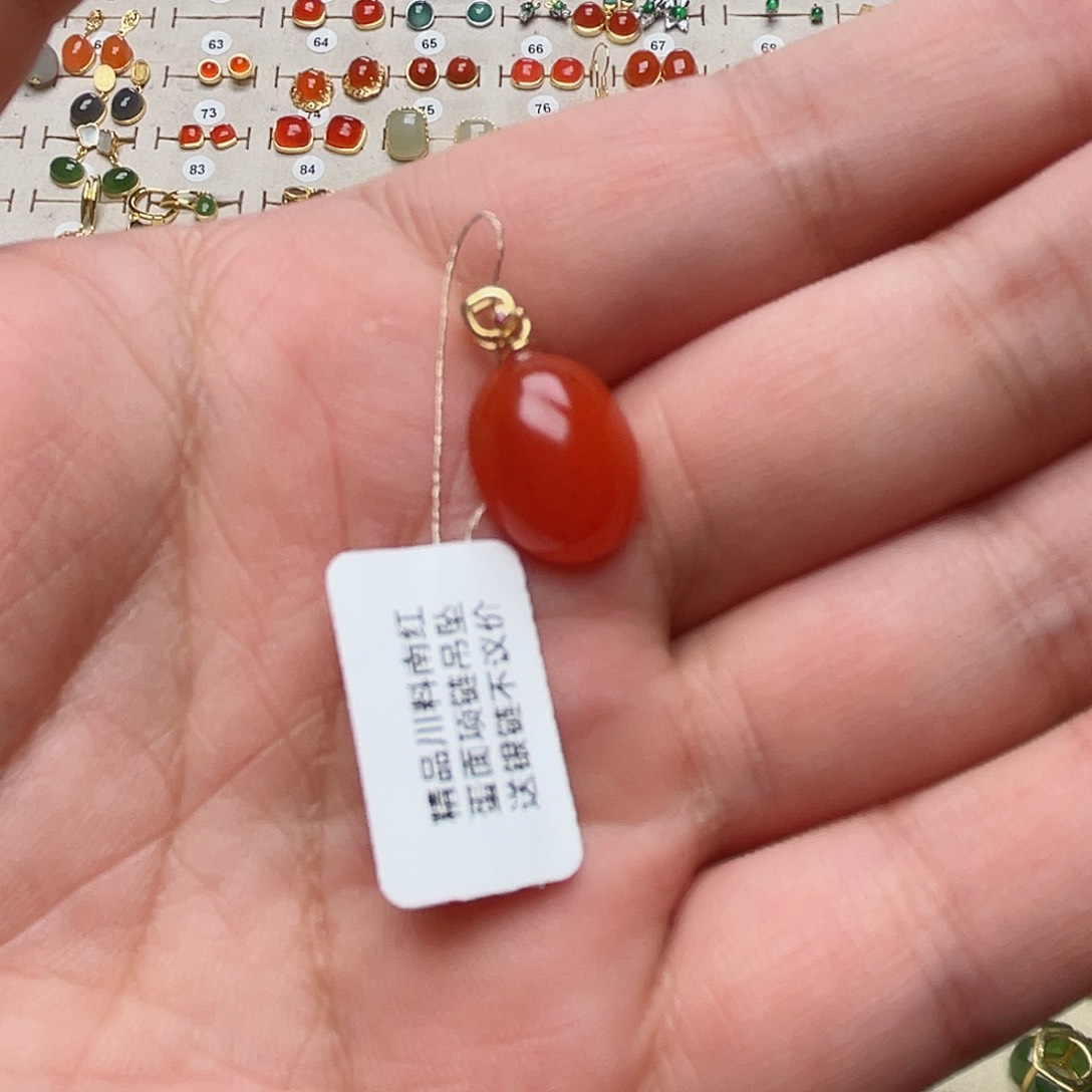 和田玉吊坠银S925镶嵌