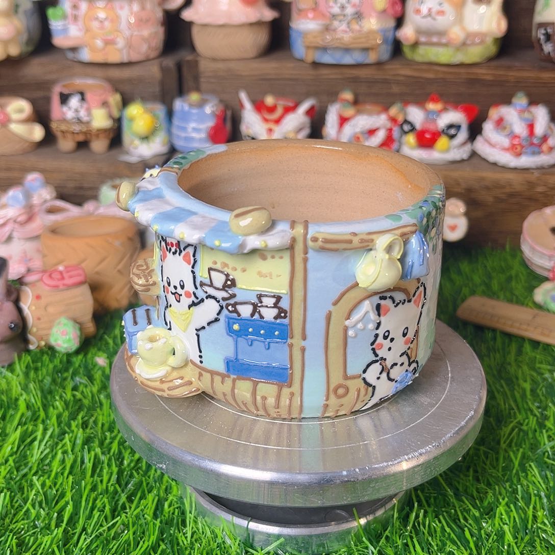 红陶老梧家多肉花盆