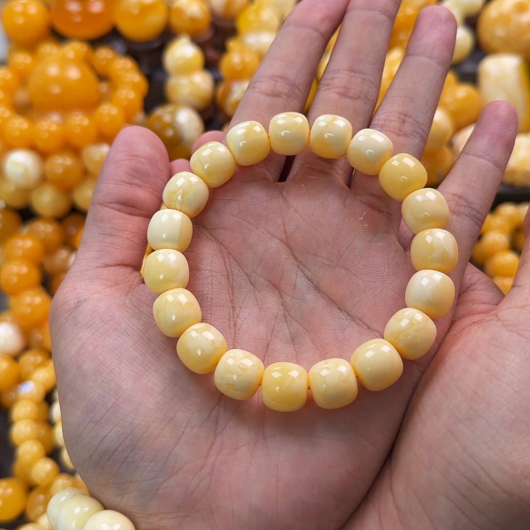 琥珀未镶嵌珠宝奇石12mm同料