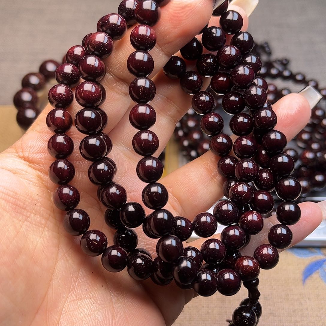 檀香紫檀（小叶紫檀）0.8 108颗多星