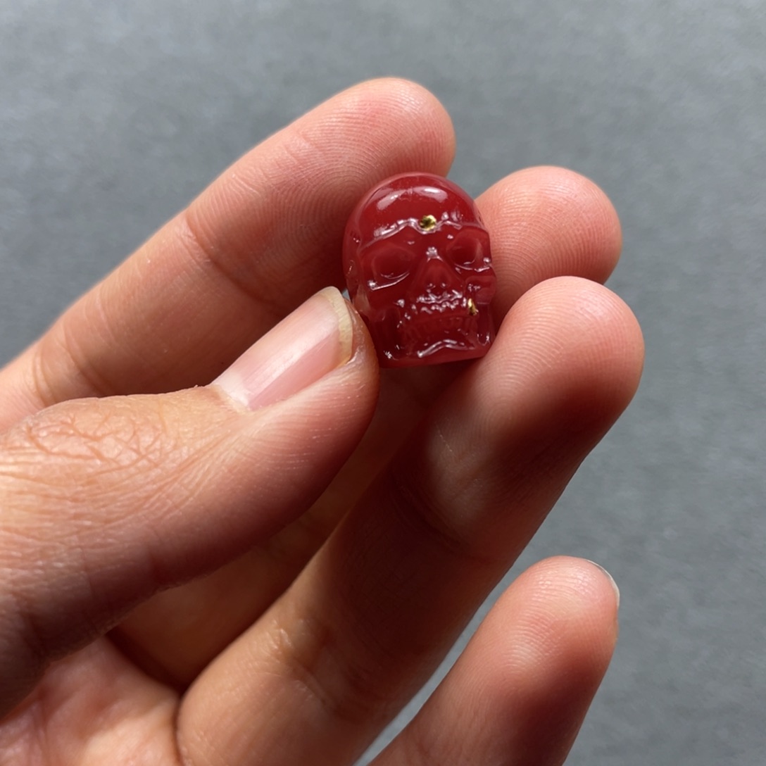 南红玛瑙配饰未镶嵌11.7mm