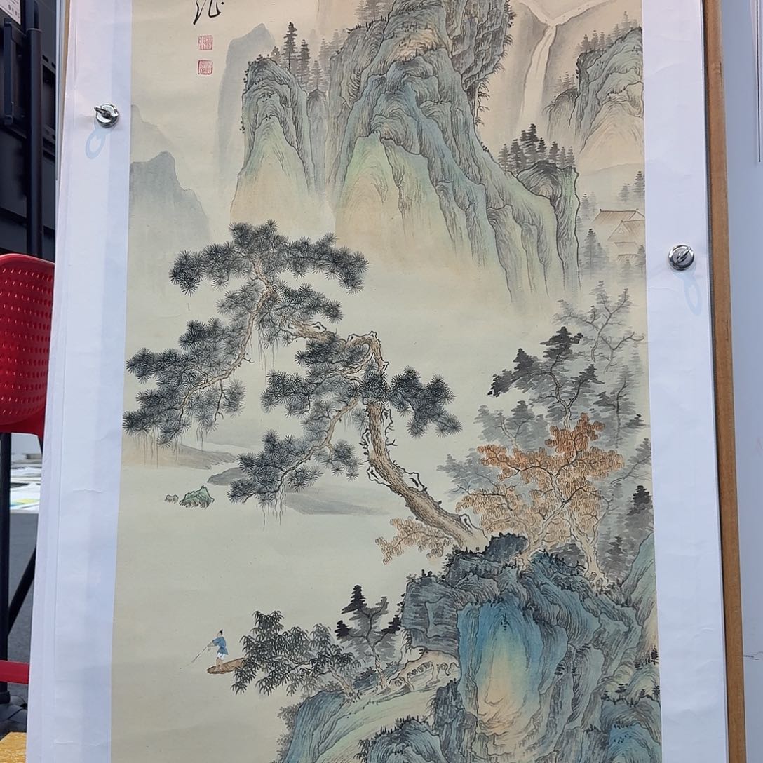 国画多次参加国内外大型