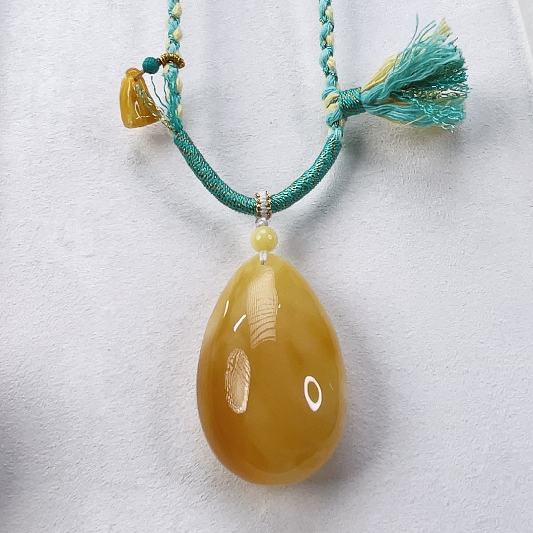 蜜蜡颈饰未镶嵌蜜蜡