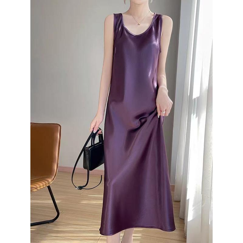 M净版背心裙时尚轻奢亲肤透气中长款连衣裙