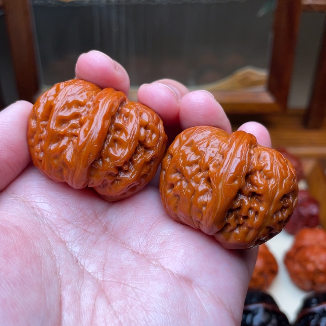 文玩核桃把件元宝39