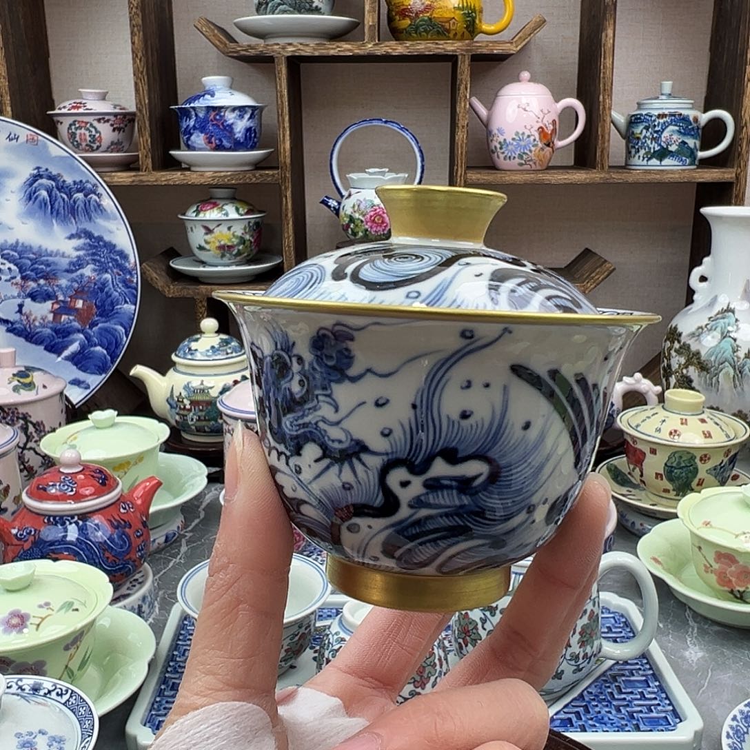 摆件陶瓷景德镇陶瓷567老厂瓷67