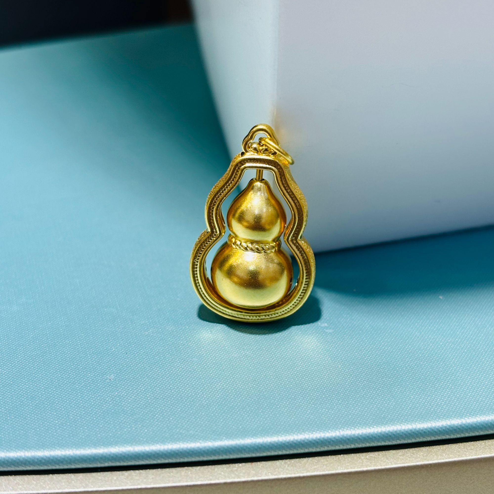 明牌珠宝楼哥甄选 足金999 葫芦可转动约卡26.8*16.8mm多样性发货