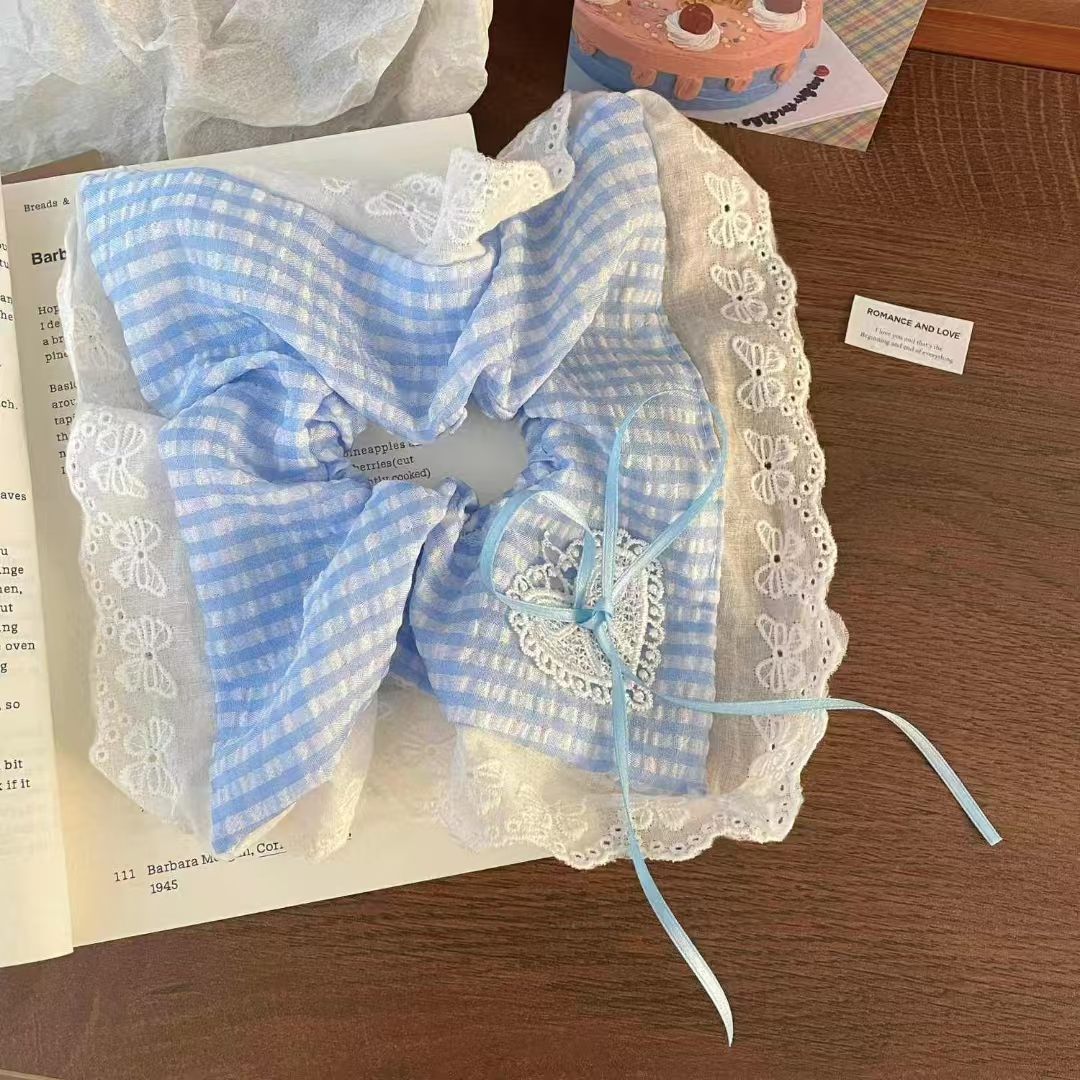 韩系甜美气质方巾