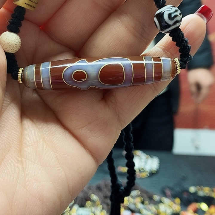 玛瑙/玉髓颈饰合金