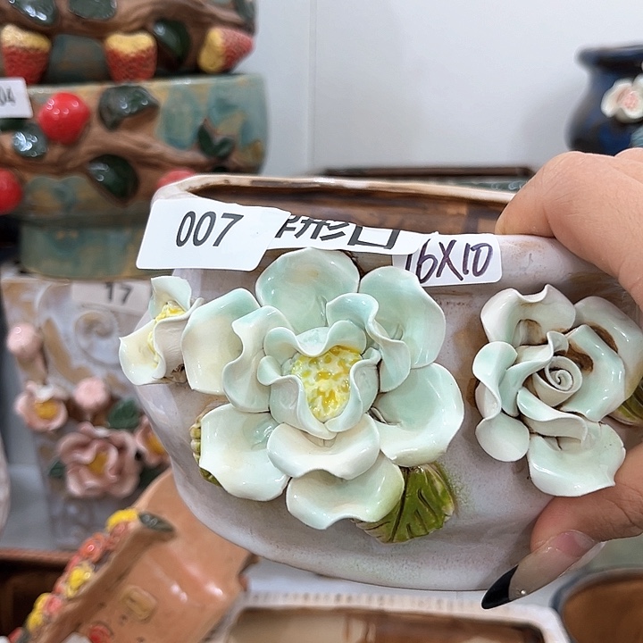 红陶粗陶多肉花盆