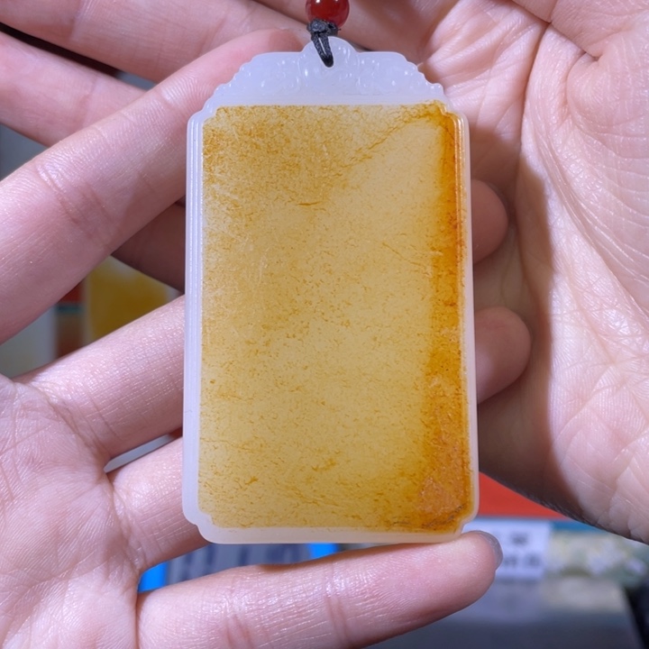 和田玉挂件未镶嵌塞***。