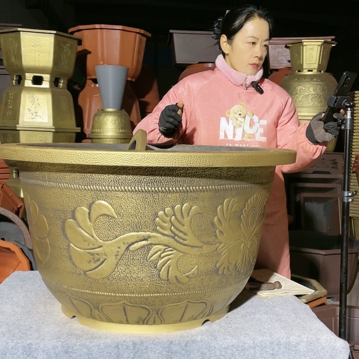 时***友圆盆古铜八零三个