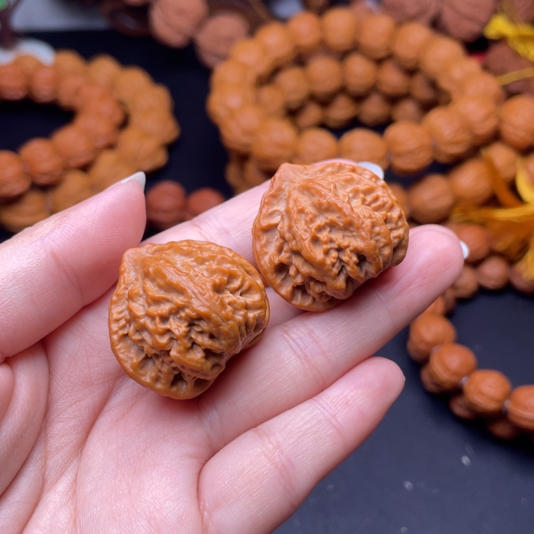 文玩核桃手串手捻一对