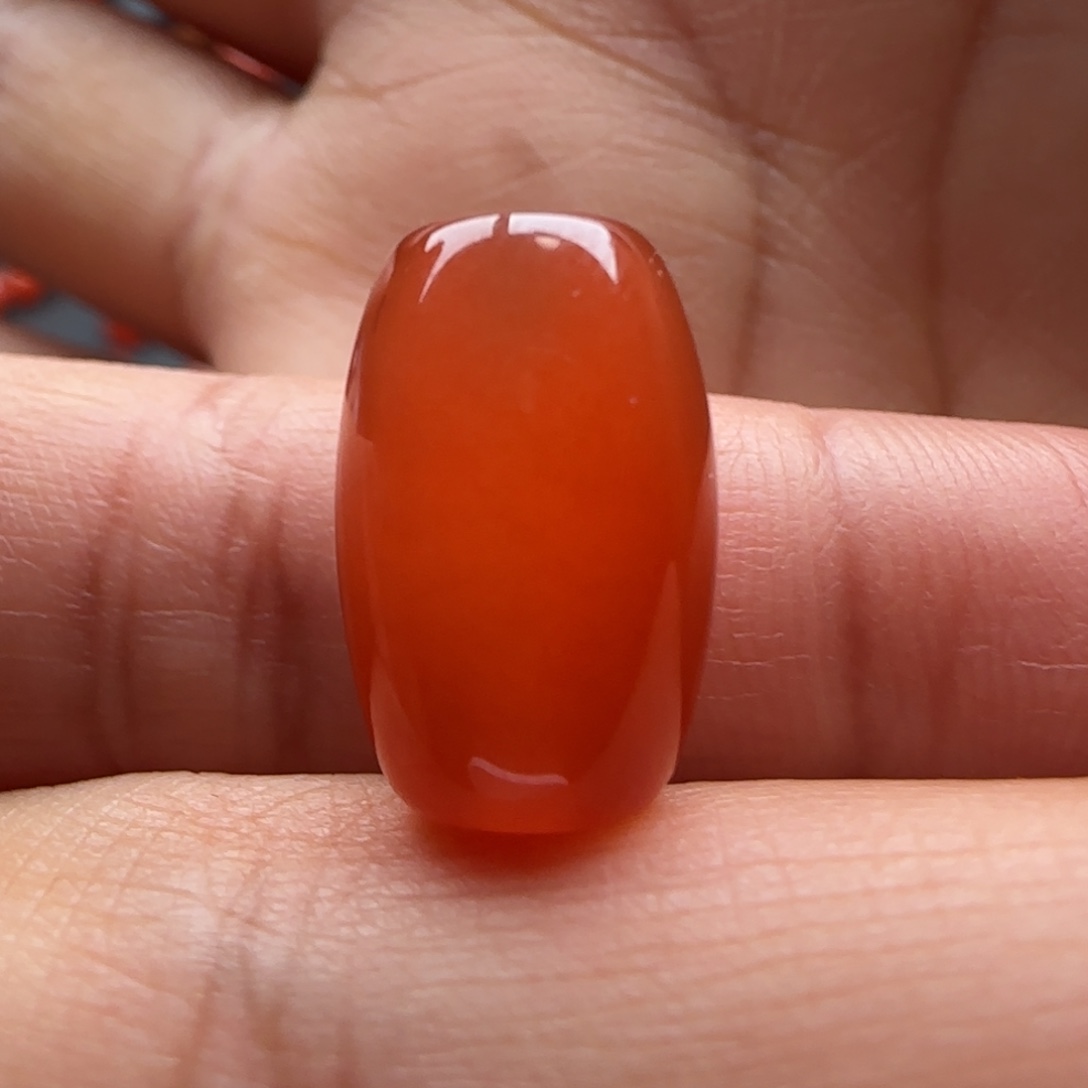 南红玛瑙未镶嵌桶珠10x15.7