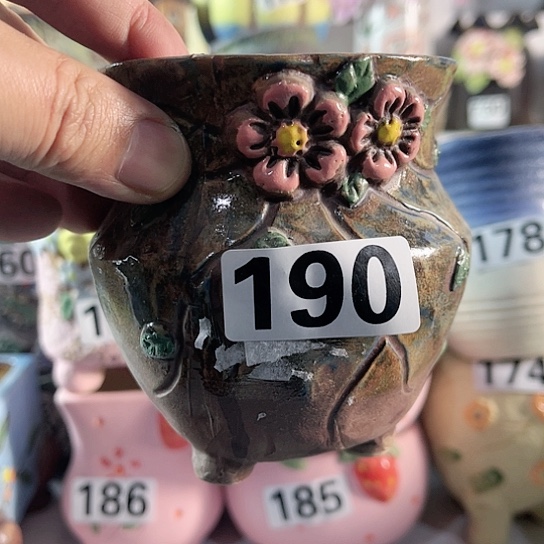 红陶多肉植物花盆