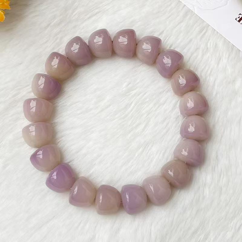 非金属木质手链 芋泥波波12mm 菩提根碗珠单圈   CP021-589