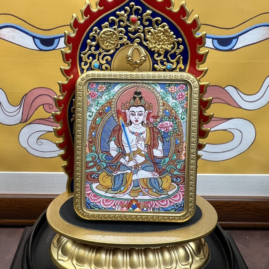 热贡彩唐虚空藏唐卡