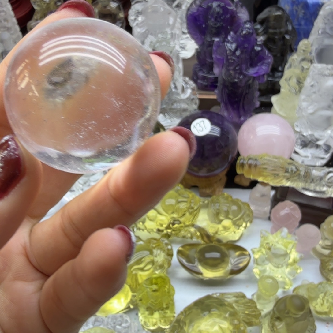 水晶珠宝半成品未镶嵌