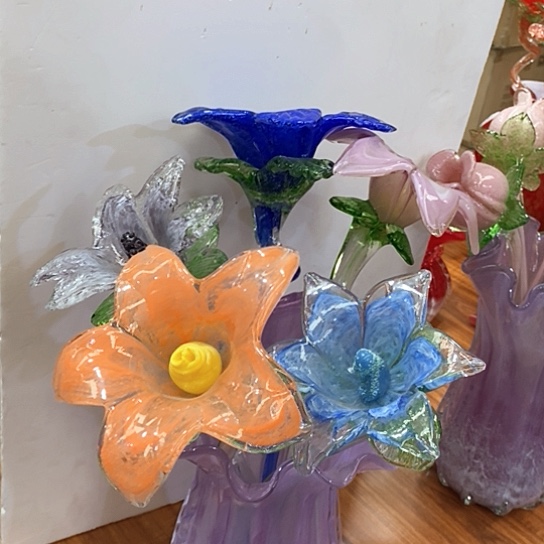 无铅玻璃花瓶高45厘米宽9厘米