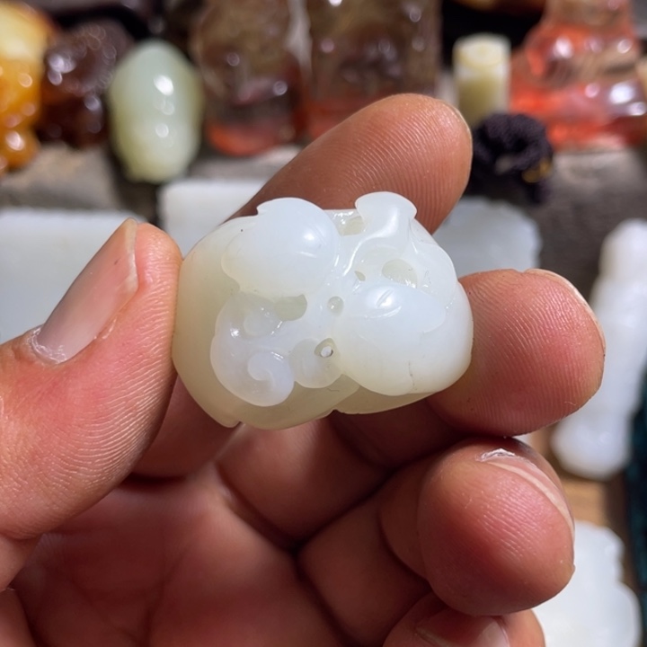 和田玉未镶嵌吊坠(不含链)L*