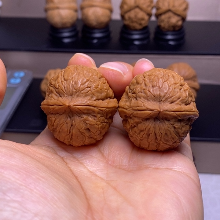 文玩核桃把件金瓜锤43