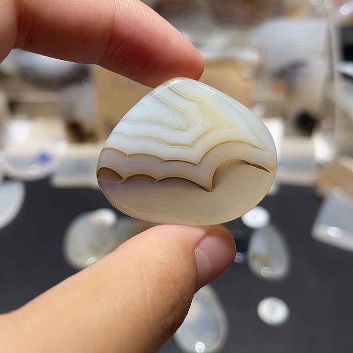 未镶嵌发饰玛瑙/玉髓