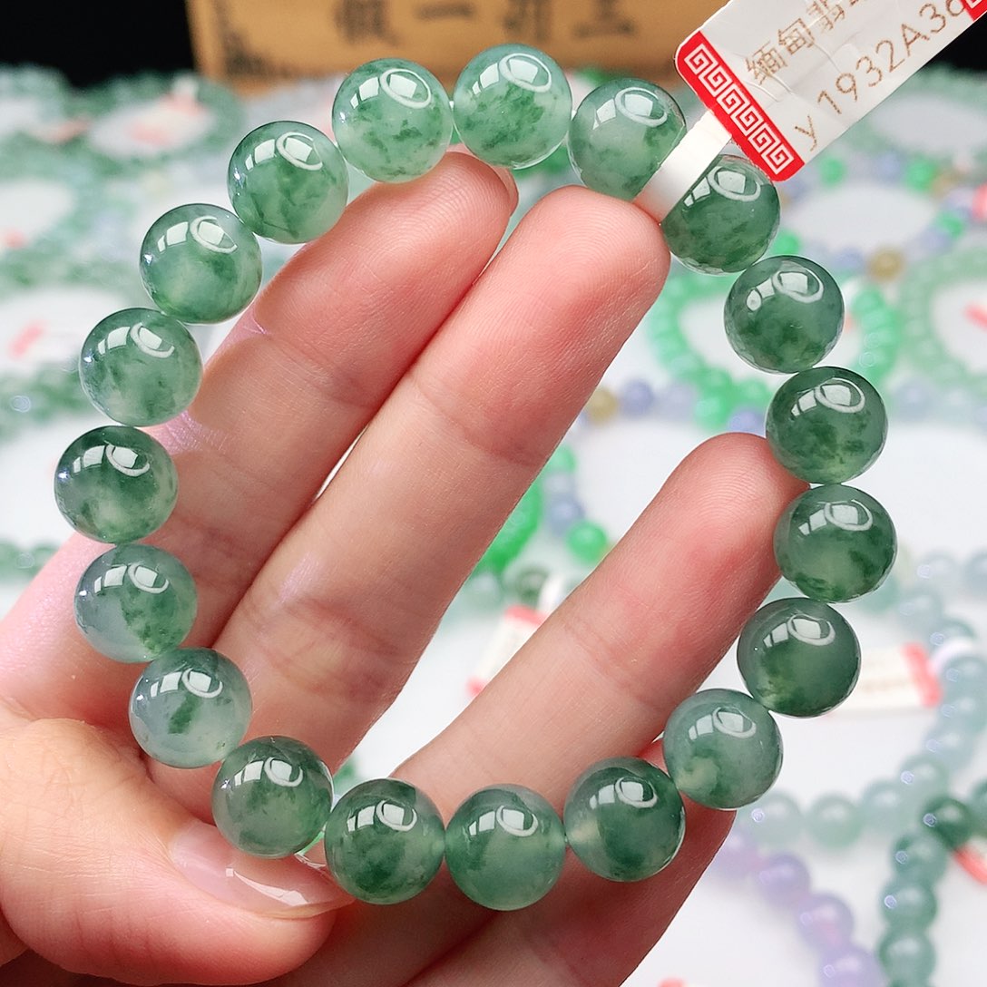 未镶嵌手链翡翠翡翠10mm