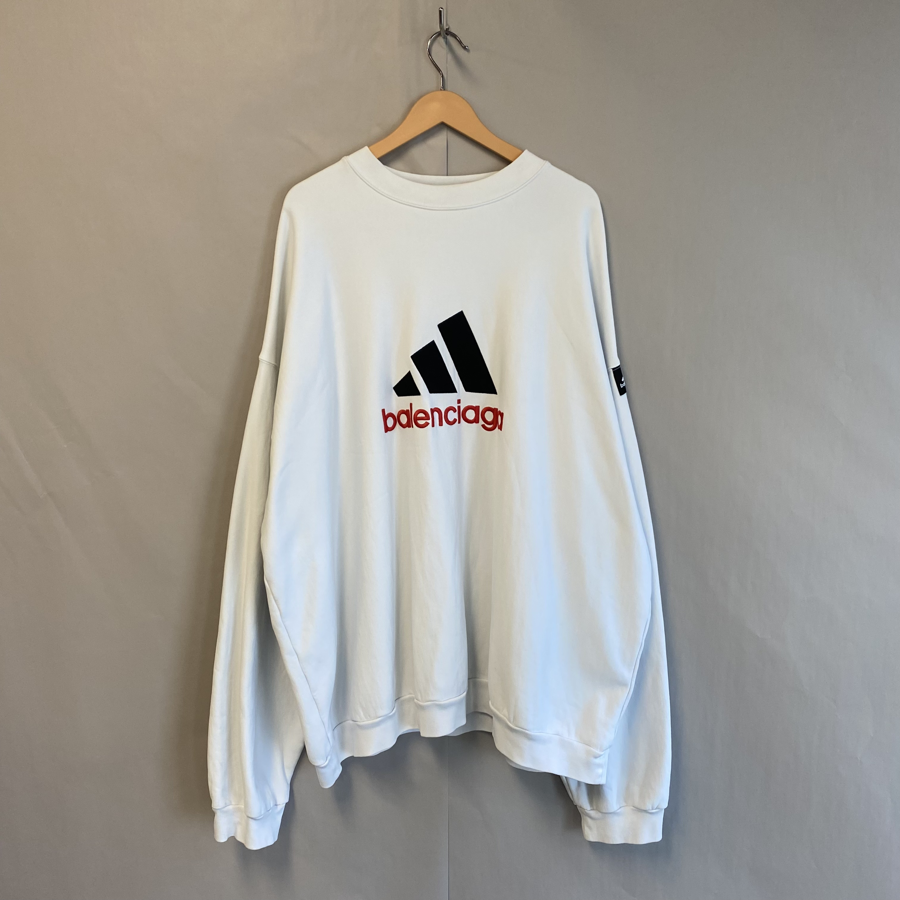 99新 Balenciaga/巴黎世家 【福利不刀】联名刺绣Logo卫衣4码 #3470