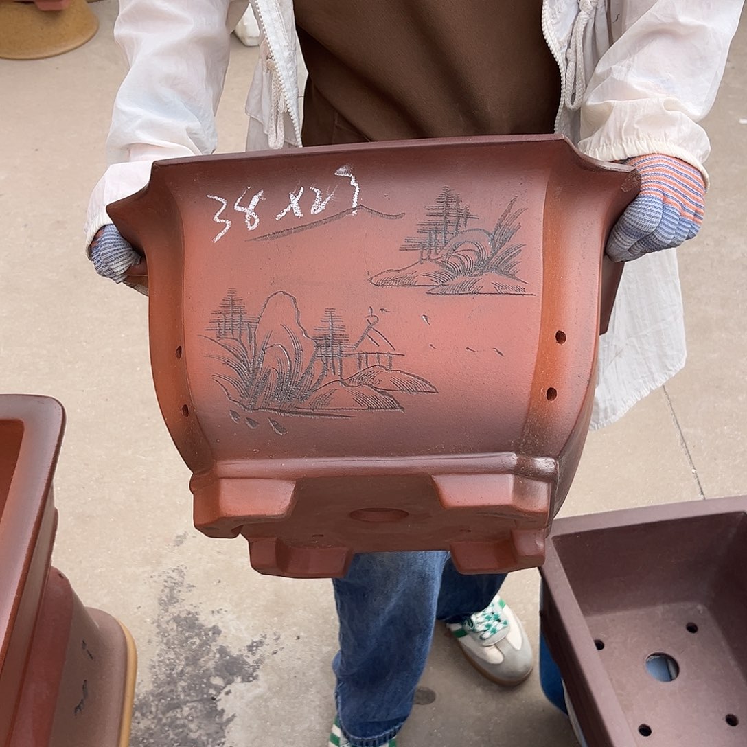 紫砂花盆盆景艺术