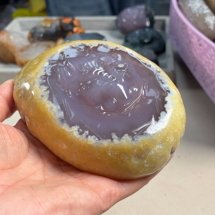 玛瑙/玉髓未镶嵌吊坠(不含链)