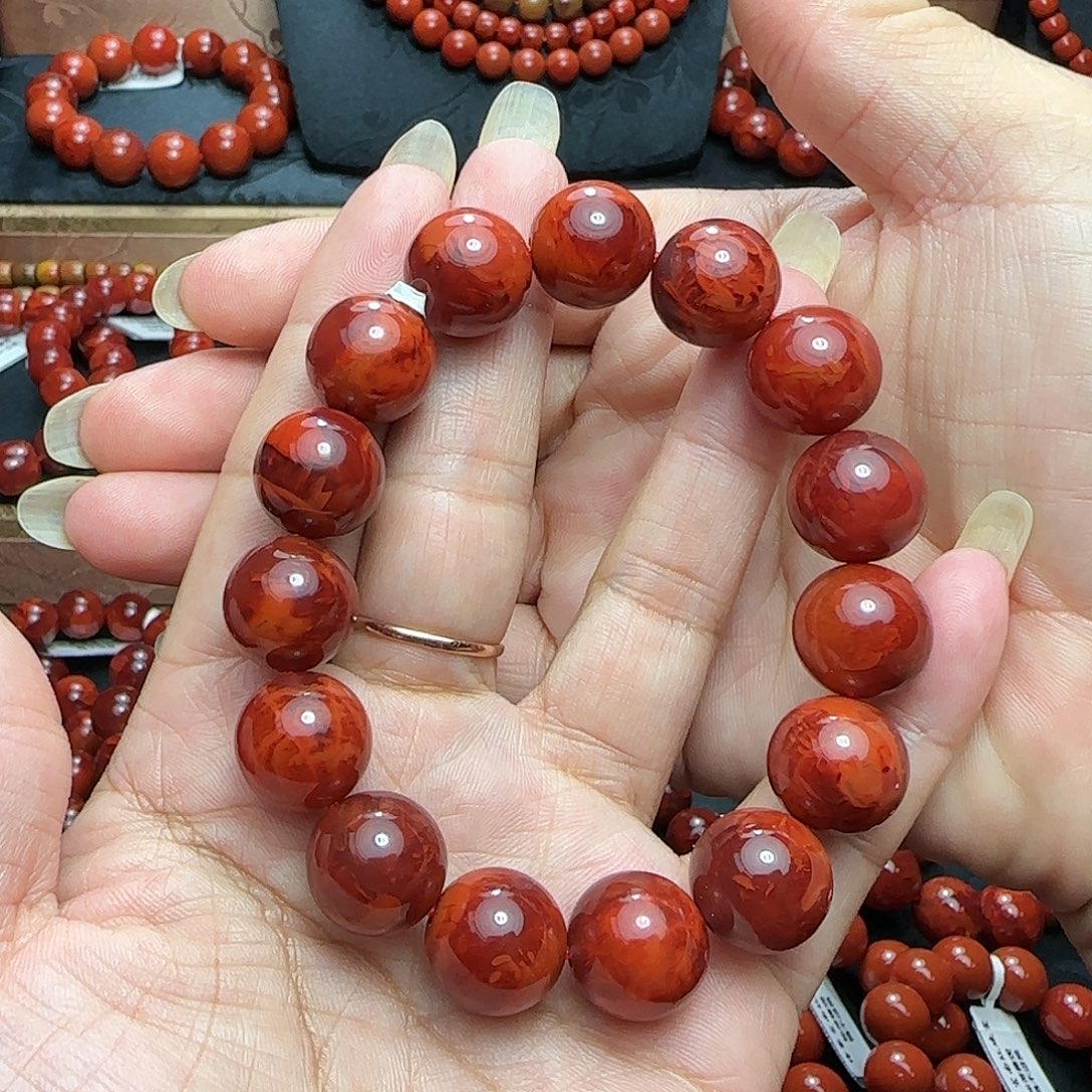 ****I南红玛瑙未镶嵌手串