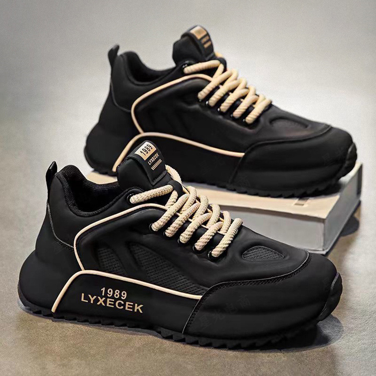 欧伦啄木鸟EUROTUCANO男鞋新款耐磨厚底板鞋潮流百搭运动休闲鞋子