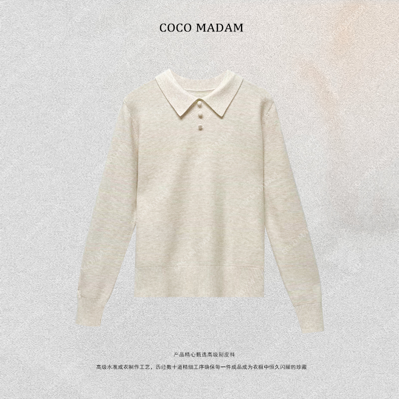 NIUNIU ·T-1565 秋冬气质翻领套头POLO领衫