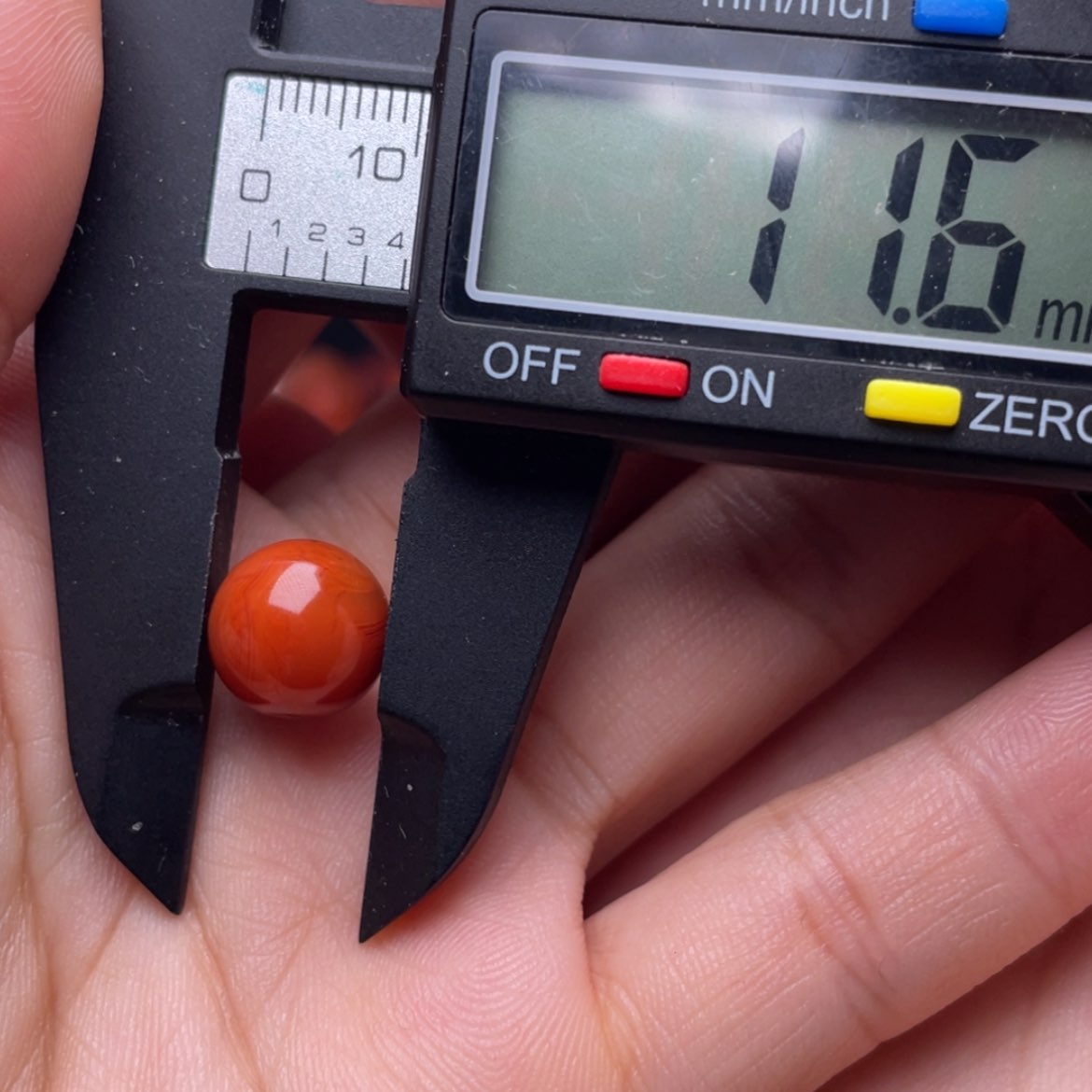 【闪购商品】南红玛瑙11.9圆珠未镶嵌✨***✨