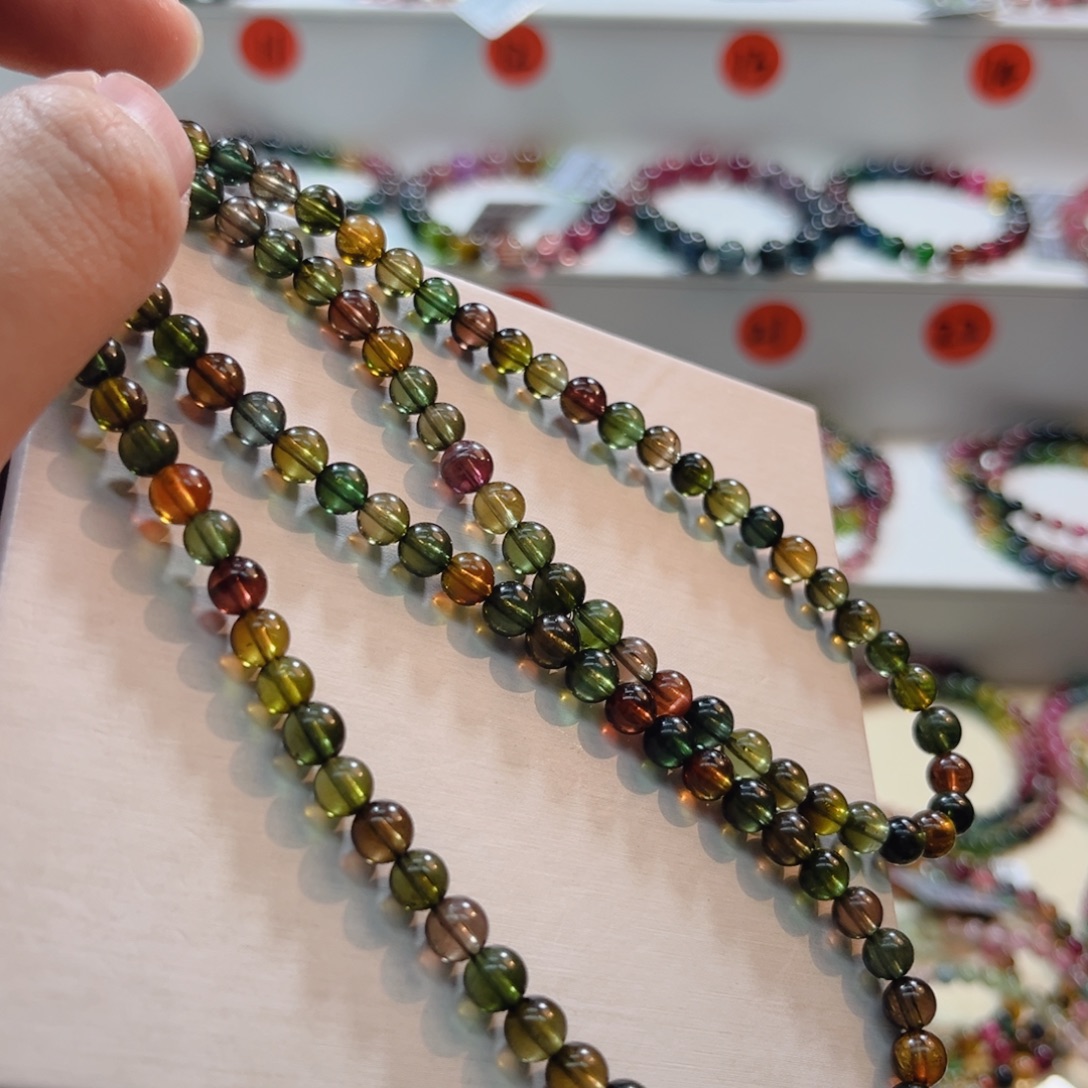 未镶嵌碧玺手链碧玺