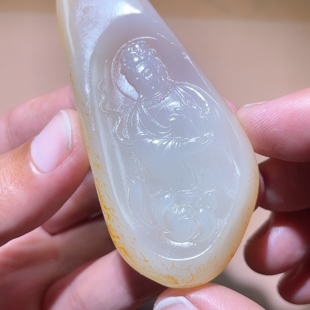 和田玉颈饰未镶嵌A7 