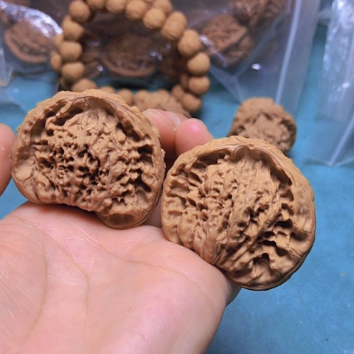 【闪购商品】核桃手串/手链44蛇头修尖