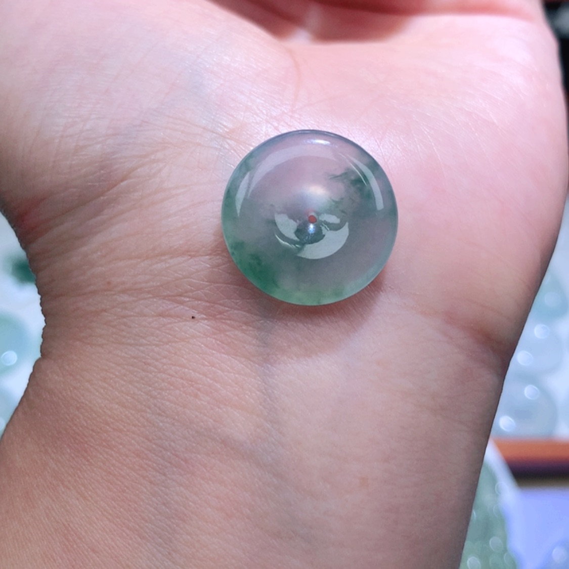 【闪购商品】翡翠颈饰未镶嵌平安扣