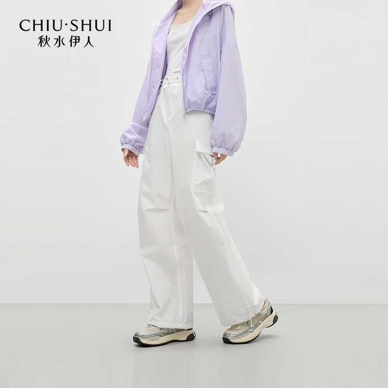 【直播优选】秋水伊人气质裤子户外机能风休闲裤625102B080381